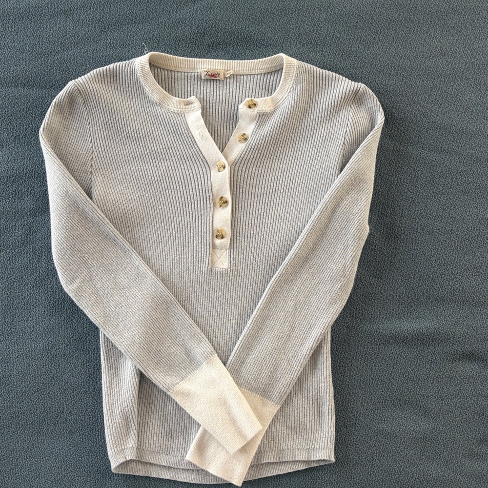 Faherty Mikki Henley Pullover Sweater